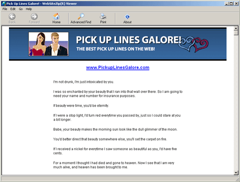 Screenshot for Pick Up Lines Galore 1.0